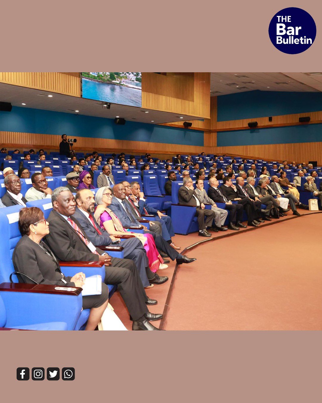 The meeting in progress (Pic courtesy of The Bar Bulletin)