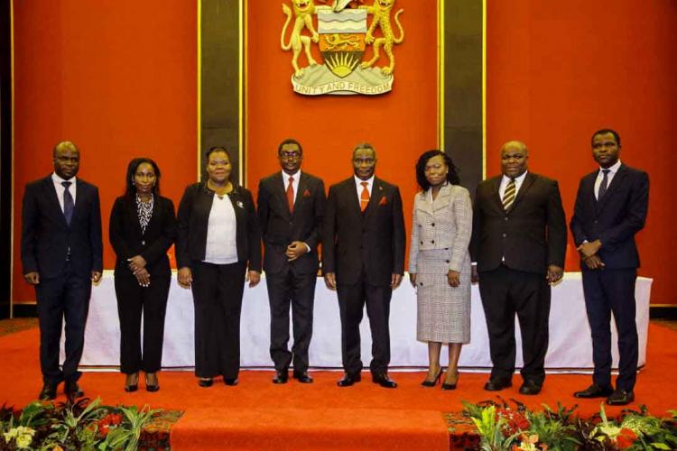 Swearing in ceremony for  Chief Justice Hon Justice RR Mzikamanda SC and newly  appointed Judges