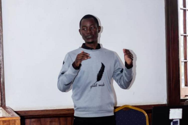 one of the facilitators at the event 