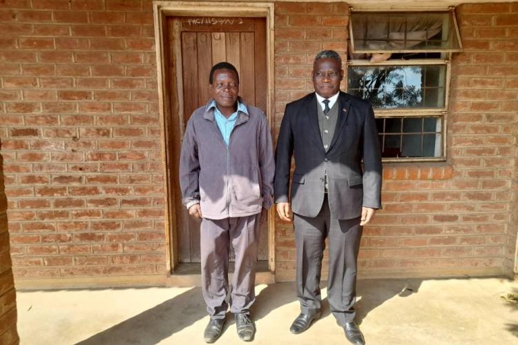 Chief Justice with Court Marshal Ernest Jamali