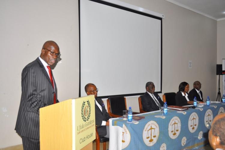 The Honourable the Deputy Chief Justice makes opening Remarks