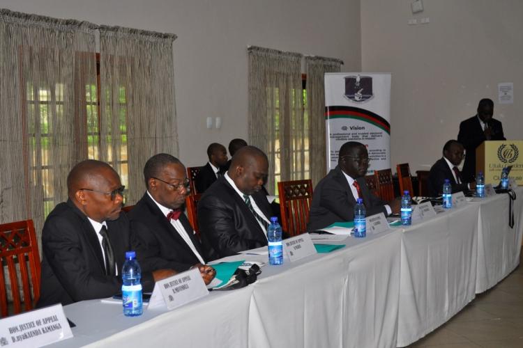 A Cross section of the Justices of Appeal following the Session