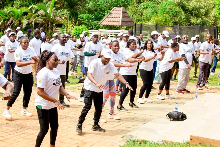 Aerobics session
