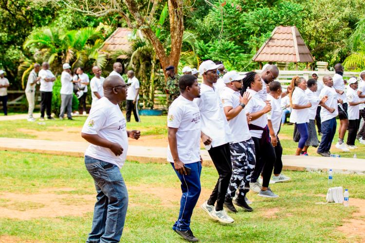 Aerobics session