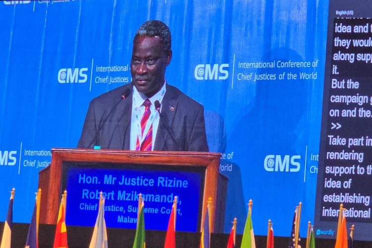 Malawi Chief Justice Participates in the 26th International Conference of Chief Justices of the World