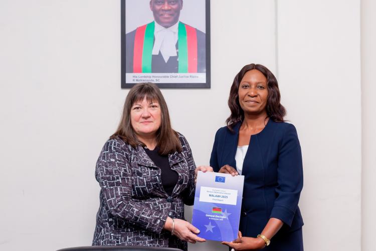 Judiciary Receives Final Report from EU Election Observation Mission